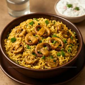 Mushroom Biryani