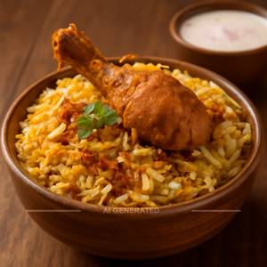 Mini Murg Dum Biryani