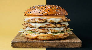 Triple OG Classic Chicken Smash Burger