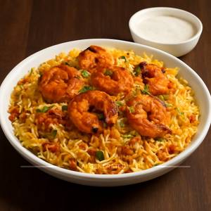 Zafrani Prawns Biryani (Full)