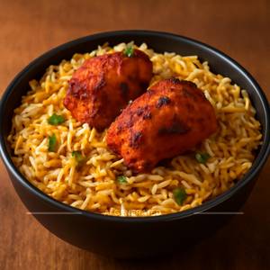 Chicken Tikka Kebab Biryani Rice Bowl (2 Pc)