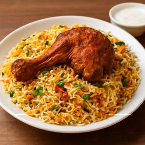 Fry Piece Chicken Biryani-Full (Bone)