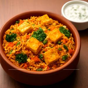 Veg  Paneer Biryani