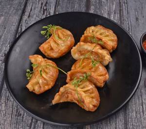 Chicken momos fried
