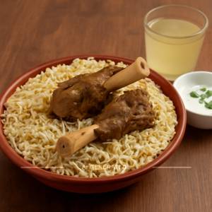 Full Mutton Biryani ( Non Spicy/ Irani Style)