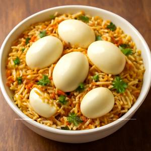 Egg Biryani (More egg,less rice)