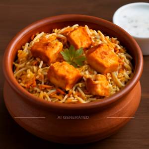 Paneer Biryani Handi
