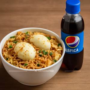 Egg Biryani [2 Eggs] With Pepsi Soft Beverage [250 Ml]