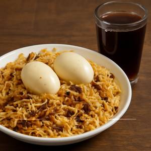 Egg Biryani [2 Eggs] With Soft Beverage [250 Ml]