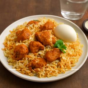 Boneless Chicken Biryani With Egg