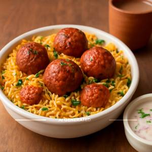 Mini Veg Manchuria Biryani