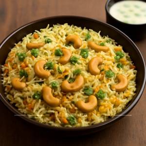 Kaju Biryani [serves 2]