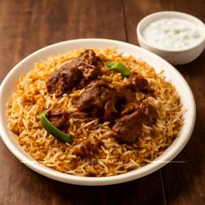 Mutton Dum  Biryani