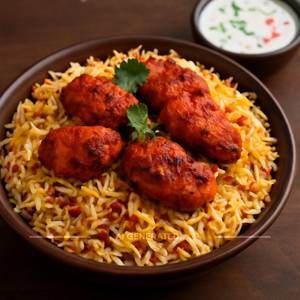 Zafrani Chilly Chicken Biryani