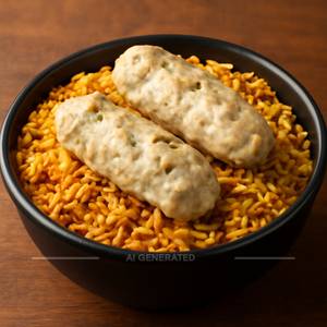 Malai Kebab Biryani Rice Bowl (2 Pc)