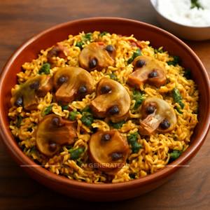 Mushroom Biryani