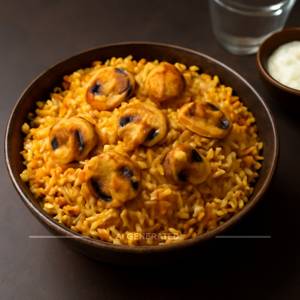 Zafrani Mushroom Biryani