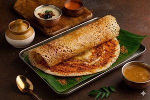 Ghee Karampodi Ravva Dosa