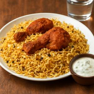 Chicken Fried Piece Biryani [Serves 2, Full]