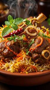 Zafrani Mutton Biryani (special)