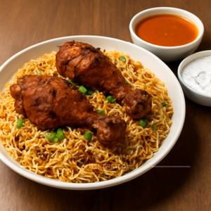 Chicken Fry Biryani [1-2 Person]