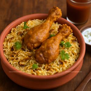Chicken Handi Biryani (2 Persons)