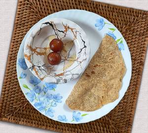 1 Chapati + 2 Gulab Jamun