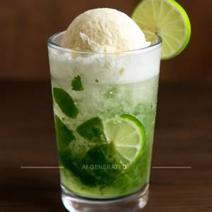 Mojito Soda With Ice Cream