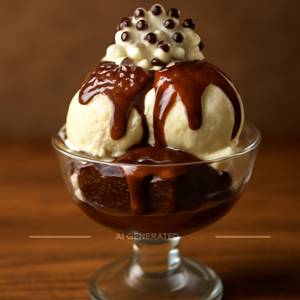Nutella Brownie Sundae