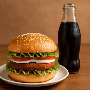 Bns Veg Burger + Cold Drink(300ml)