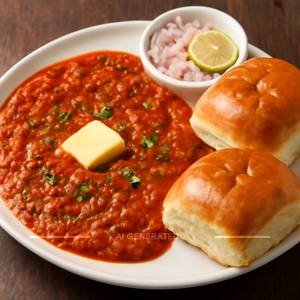 Schezwan Pav Bhaji