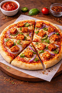 Spicy Paneer Pizza [Regular]