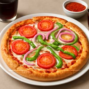 Tomato Pizza + Onion Pizza+capsicum Pizza