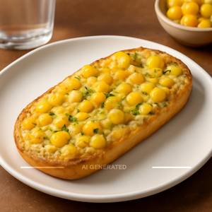 Sweet Corn  Garlic Bread