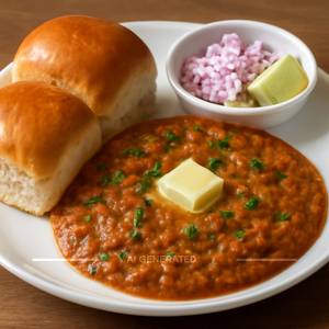 Pav Bhaji With Amul Butter