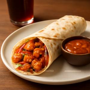 Paneer Schezwan Shawarma