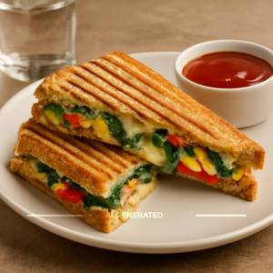 Exotic Veg & Cheese Panini