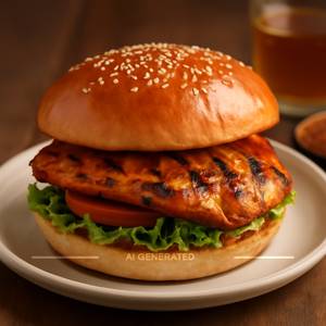 Grill Chicken Peri Peri Burger