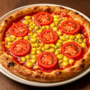 Tomato Corn Pizza