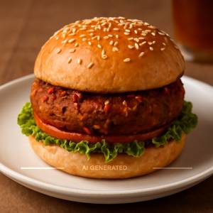 Veg Chilli Garlic Burger