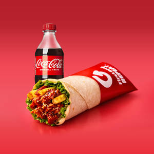 The Fat Guys Wrap + Coke