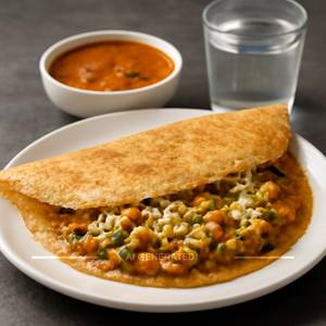 Cheesy Mixveg Cut Dosa