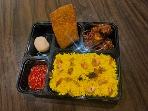 Polao-fish Fry-mutton Ghee Roast Combo (c-47)