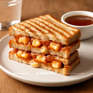 Barbecue Paneer Grilled Sandwich