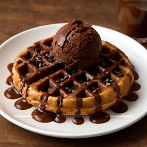 Tripple Chocolate Waffle