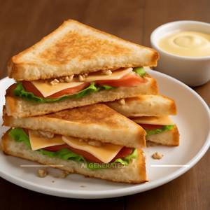 Veg Cheese Club Sandwich