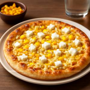 Corn And Cheese Pizza