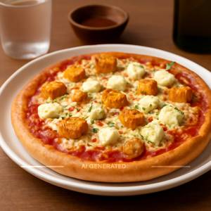 Paneer And Cheese Pizza