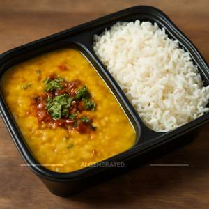 Dal Tadka And Rice Box