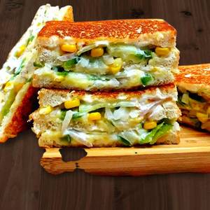 Corn cheese sandwich